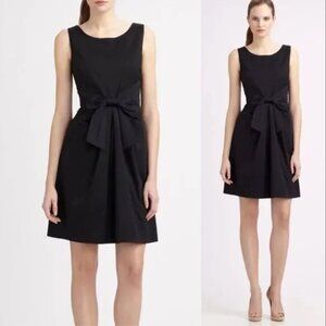 Kate Spade Jillian Black Bow Front Cocktail Dress size 8